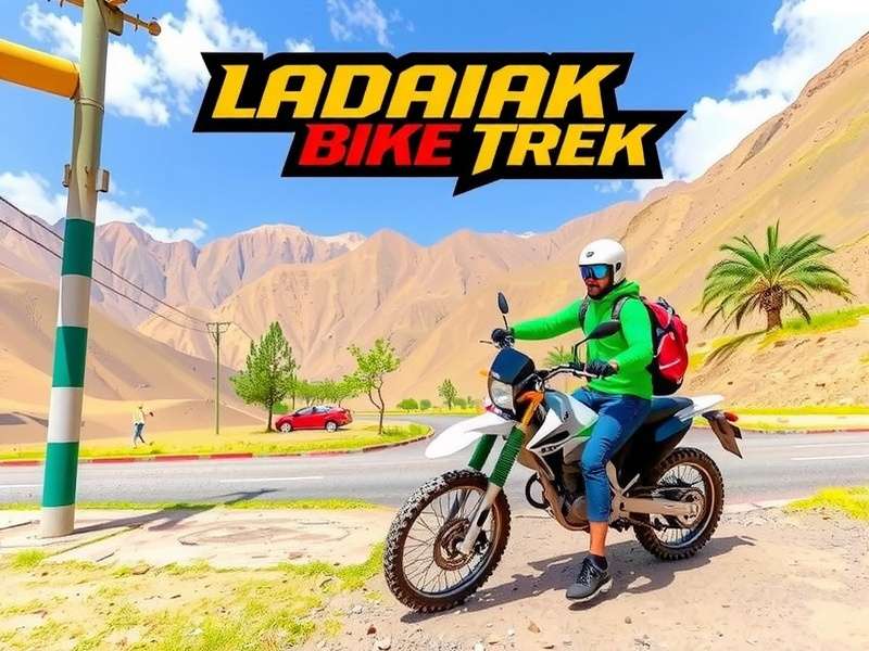 Leh Ladakh Bike Trek Game Cover